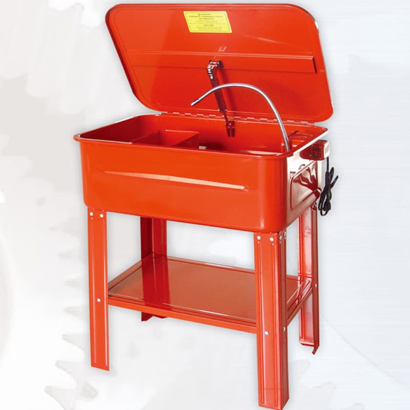 20 40 Gallon Mobile Automotive Parts Washer for Motorcycle Engine and Transmission Component Cleaning Tank