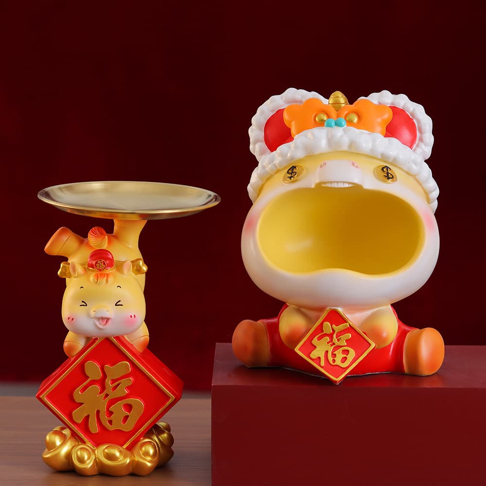 New Year of the Horse small Fuma storage ornaments entrance key storage pen holder desktop decoration housewarming gift