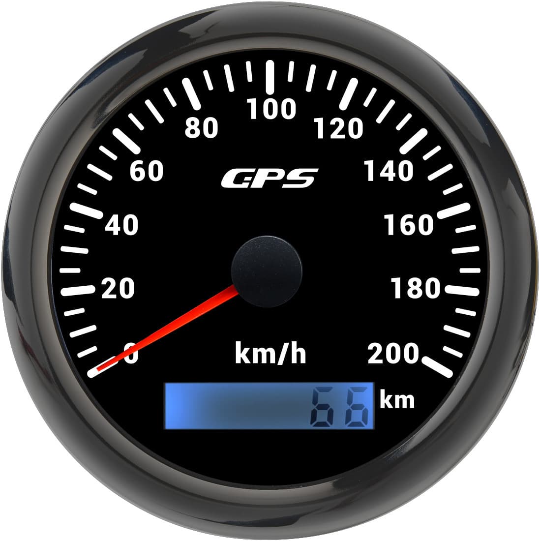 Spurry 85mm Car/Boat/Yacht GPS Speedometer with 7-Color Backlight, 0-200km/h