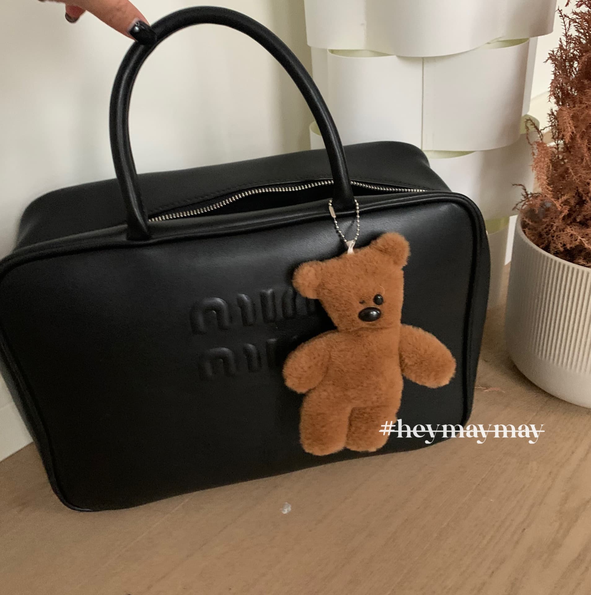 Heymaymay'Runway Invitation' Miu Style Boston Handbag Large Capacity Crossbody 2026