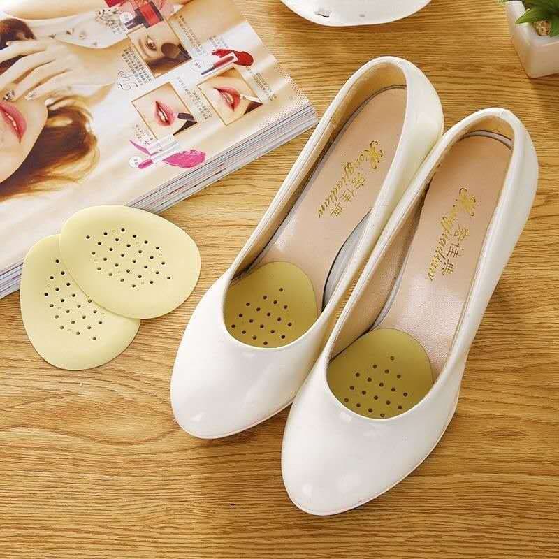 Breathable, thickened latex forefoot pad, anti-pain, anti-slip, anti-friction foot pad, comfortable for high heels, latex half-size pad.