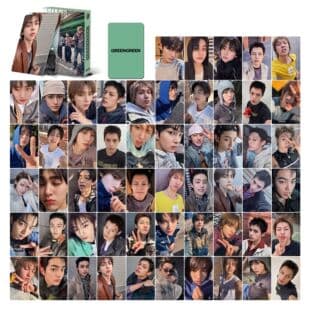 55pcs CORTIS 2nd EP 'GREENGREEN' Photo Cards Zhao Yufan Yan Chenghong