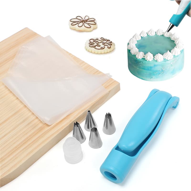 Multifunctional Cake Cream Icing Gun Set, Piping Pen, Icing Dispenser, Cream Gun, Cake Decorating Tool