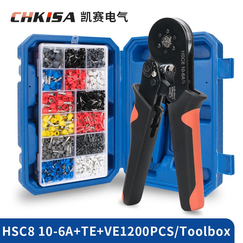 Cross-border terminal block connector tool crimping pliers set TE+VE12000.HSC8 6-4A 10-6A