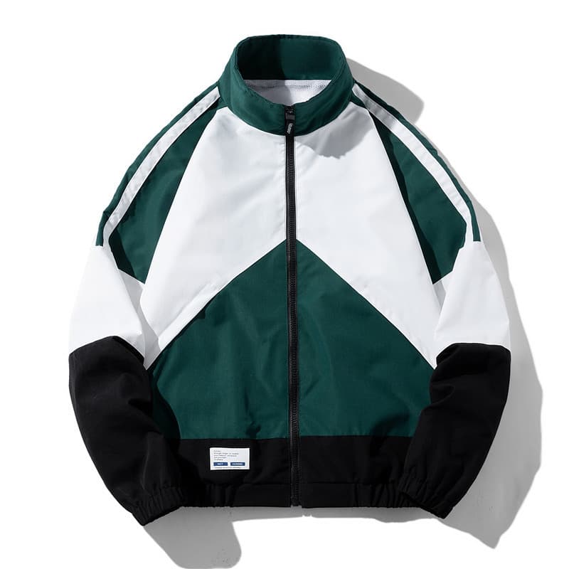Spring Autumn Men's Casual Sportswear Jacket Youth Fashionable Breathable Sweat Absorbent Tear Resistant High Color Fastness