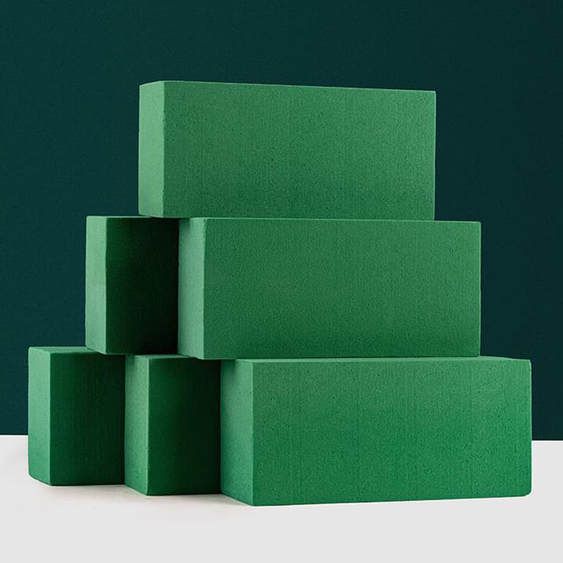 Factory Wholesale Round Floral Foam Packaging Material, Reinforced Cylindrical Dry Flower Foam, Strong Water Absorption Fresh Flower Foam Block