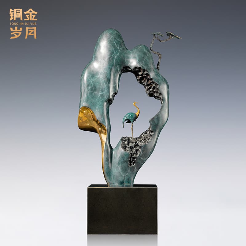Copper Art Workshop Heming Valley Brass Ornaments Landscape Creative Brass Home Living Room Porch Decoration Copper Ornaments