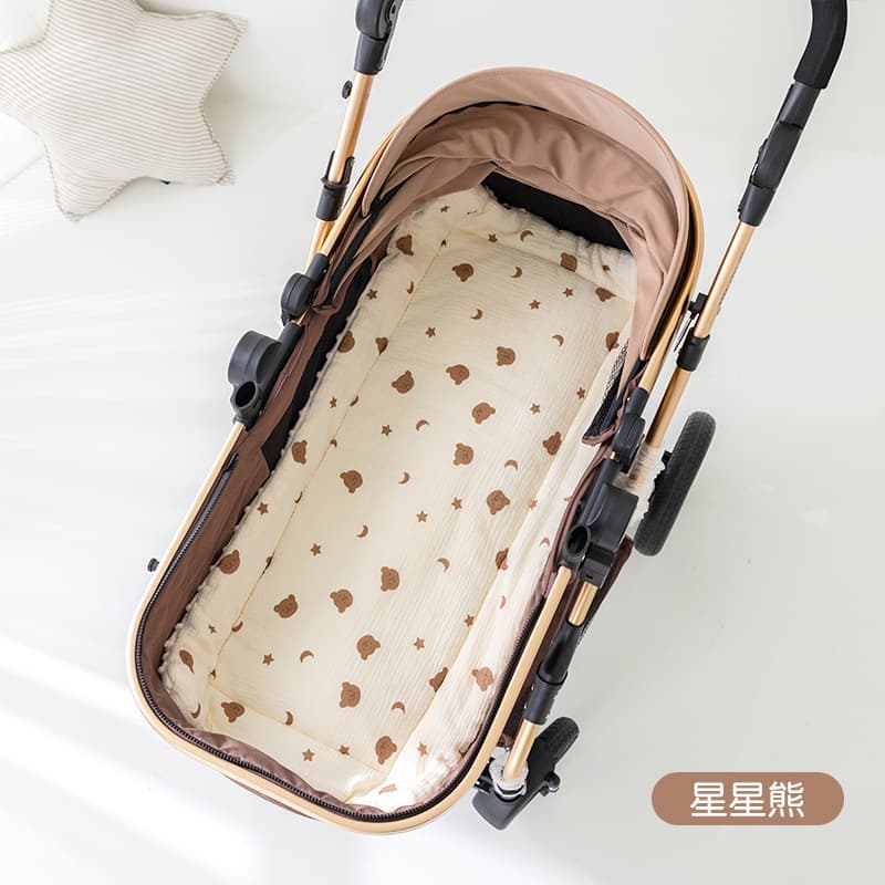 Baby Stroller Pad Newborn Wholesale Soft Comfortable Thick Bean Fleece Universal Stroller Cushion Drop Shipping
