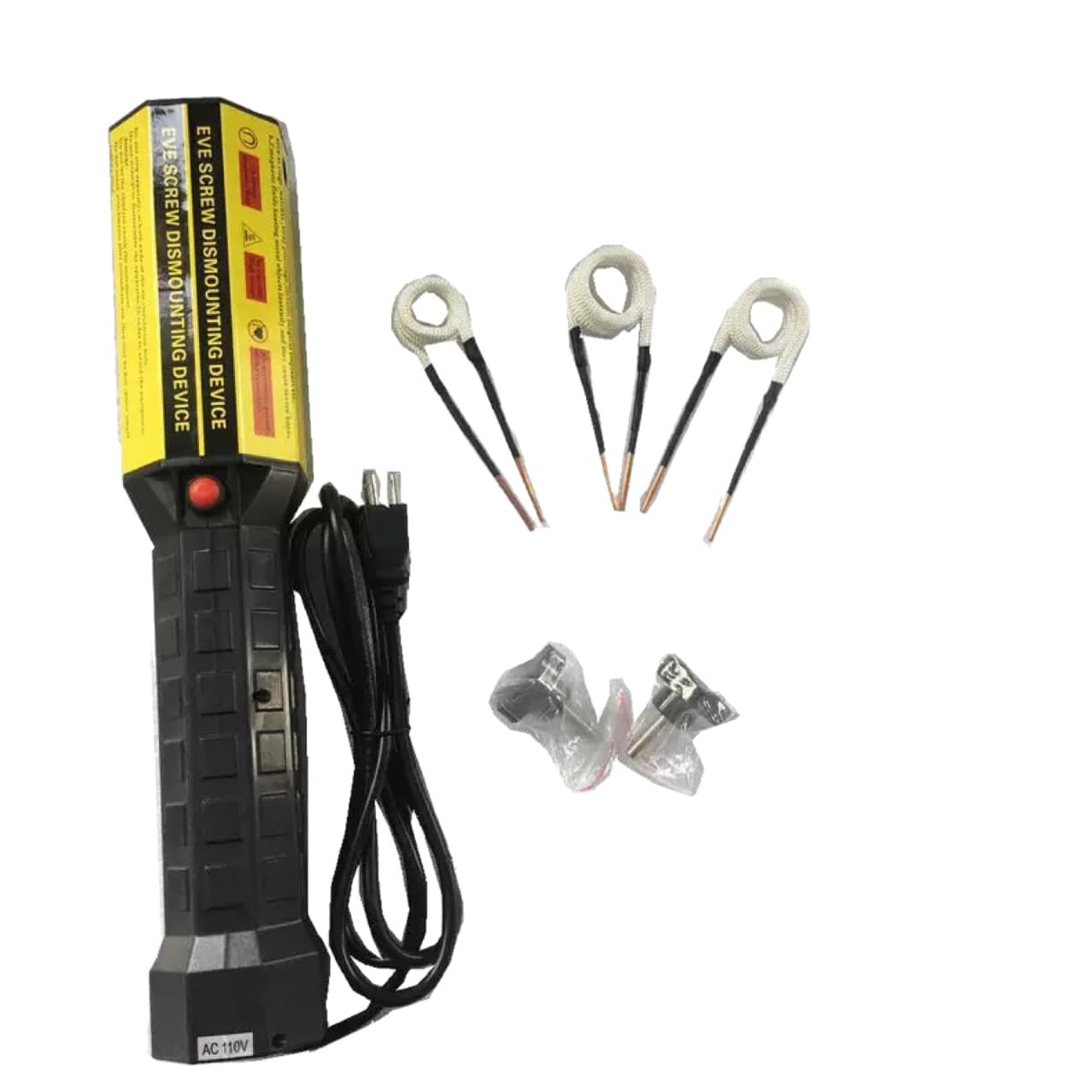 Mini Handheld Heater High-Frequency Induction Car Rusted Screw Nut Electromagnetic Induction Heating Coil Heating Rod
