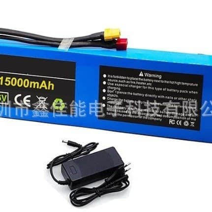 10S3P 36V 15Ah Battery Pack 18650 Lithium-Ion 500W for High-Power Motorcycle Scooter