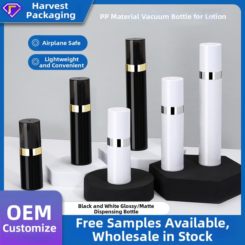 In-stock PP vacuum bottles 15/30/50ml plastic spray bottles