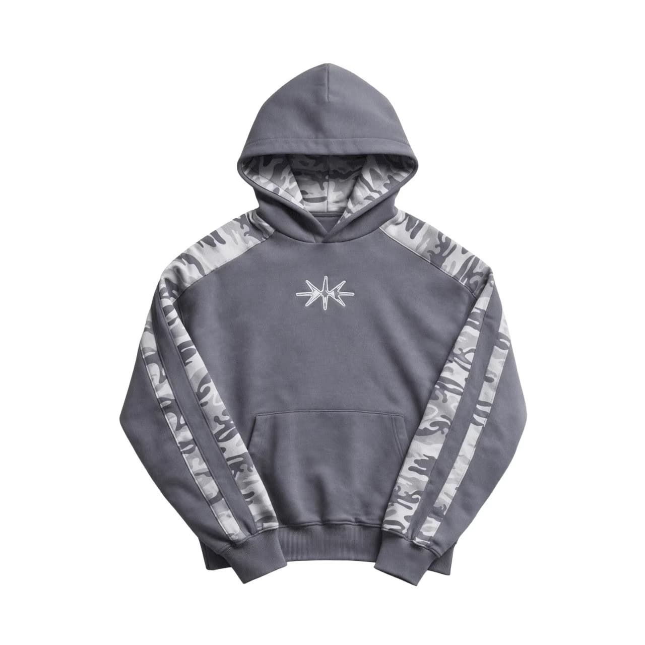 Men's trendy new fashion ins high street embroidery stitching hooded pullover sweatshirt gothic Y2k cross-border clothing