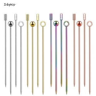 In Stock Direct Supply Metal Creative Martini Cocktail Pick Cocktail Skewer Cocktail Decoration Olive Pick Fruit Skewer Fruit Fork