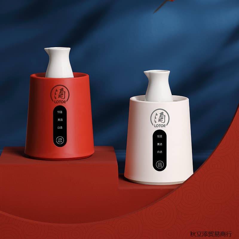 Plug-in Warmer for Wine, Smart Constant Temperature Heater for White and Yellow Rice Wine, Home Wine Heating Appliance