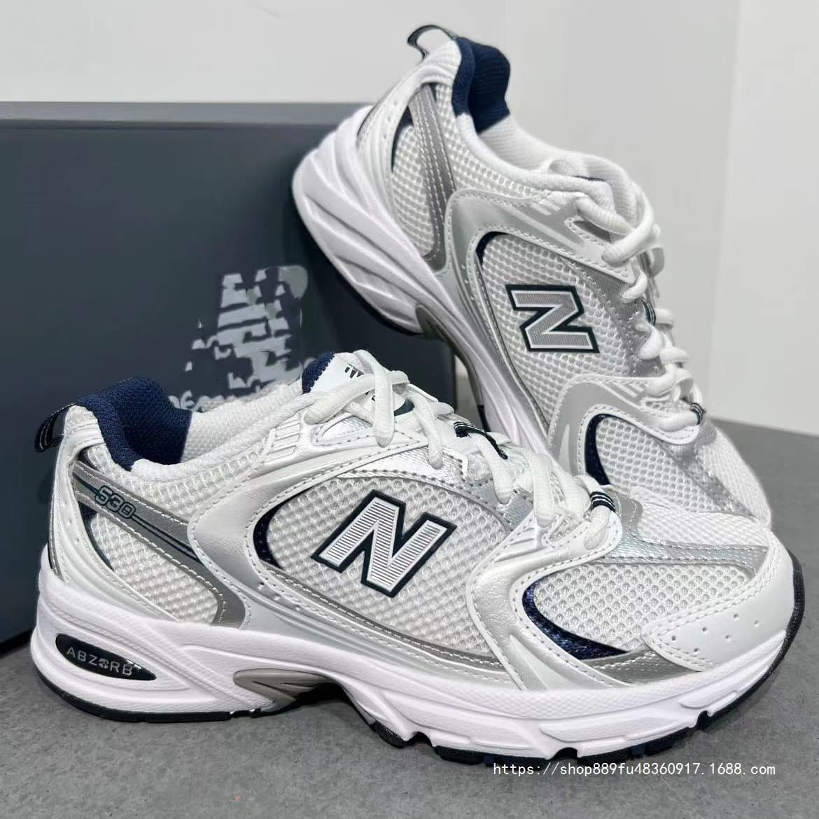 Putian Shoes NB530 Dad Shoes Mesh Breathable Retro Sports Shoes Versatile Durable Casual Running Shoes for Men and Women