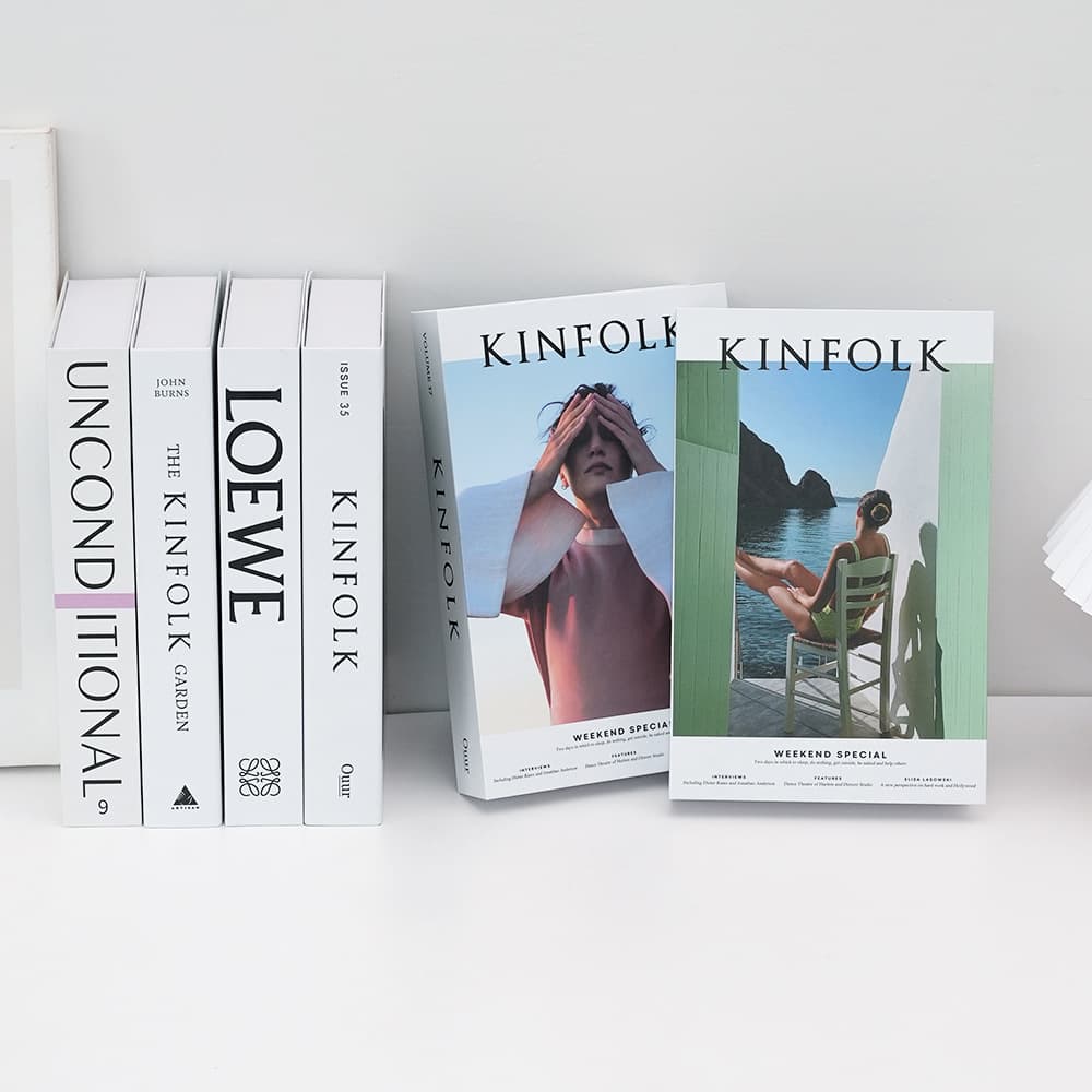Ins Style Fake Book Decorative Ornament Character Magazine Simulation Book Women's Photography Prop Photo Prop Book Model