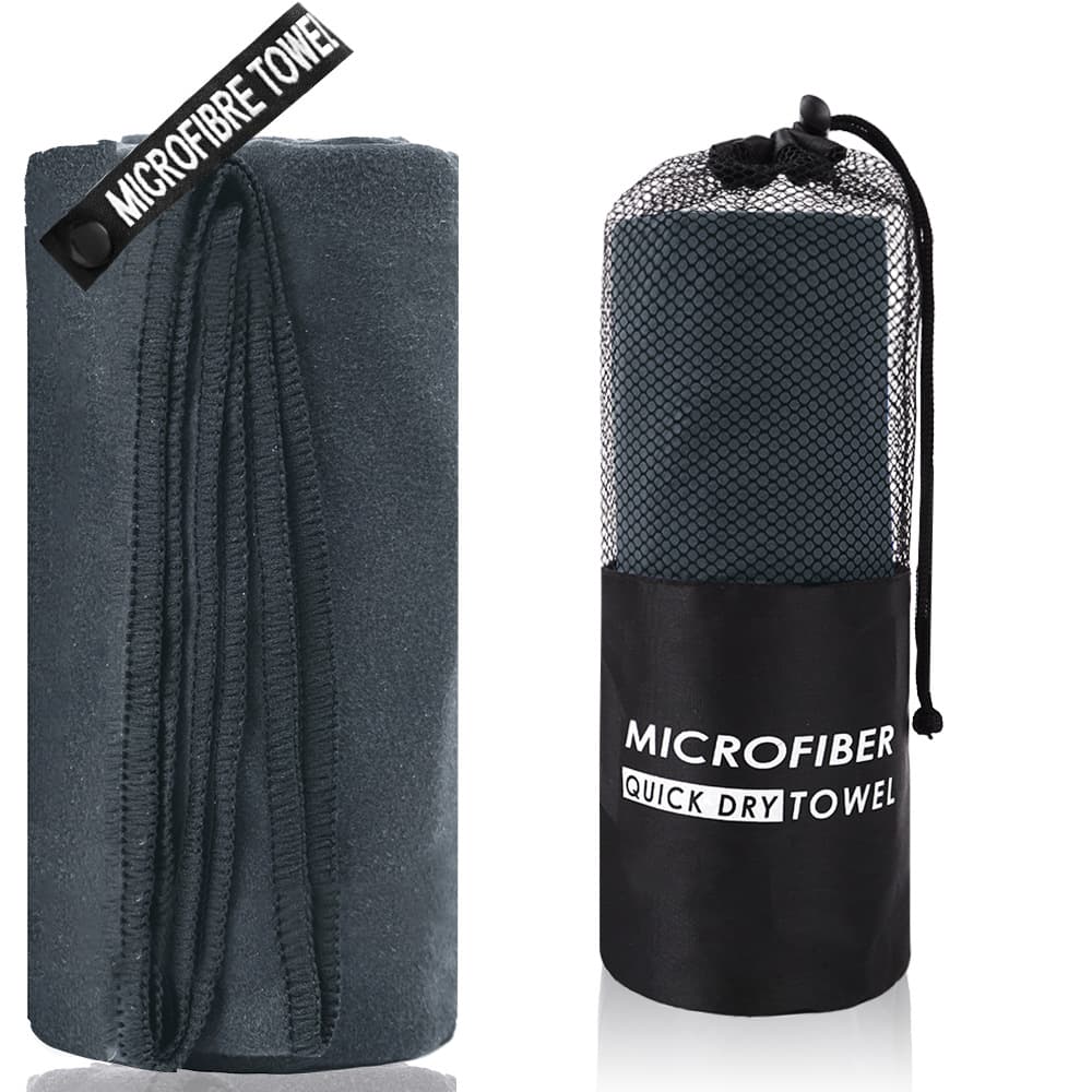 Cross-border Double-Sided Fleece Quick-Dry Sports Towel, Microfiber Yoga Fitness Beach Swimming Quick-Dry Bath Towel