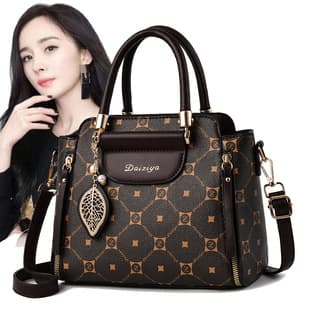 Luxury Women's Handbag Tote Crossbody Bag, Trendy Large Capacity Shoulder Bag for Middle-Aged Women