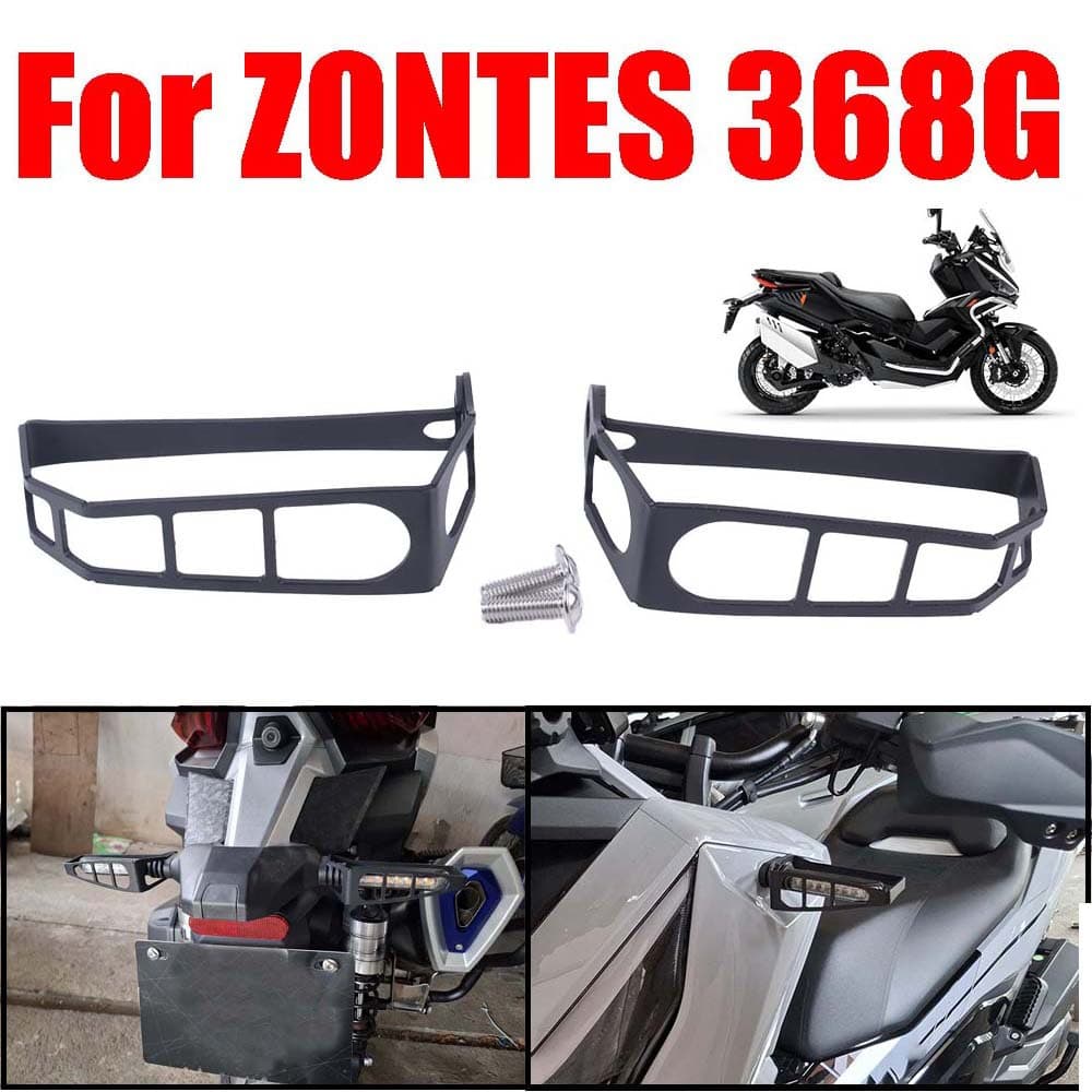Motorcycle indicator light guard suitable for Zontes 368G modified turn signal guard