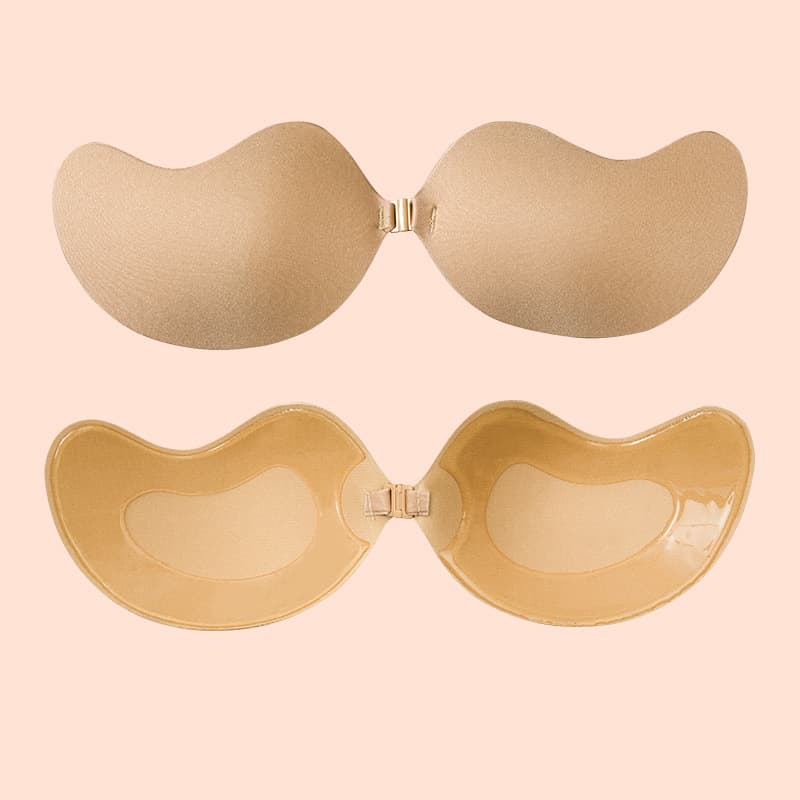 Mango Cup Push-Up Bra Tape for Lift and Concealment, Invisible Adhesive Bra for Small Bust to Look Fuller, Wedding Dress Nipple Cover for Women