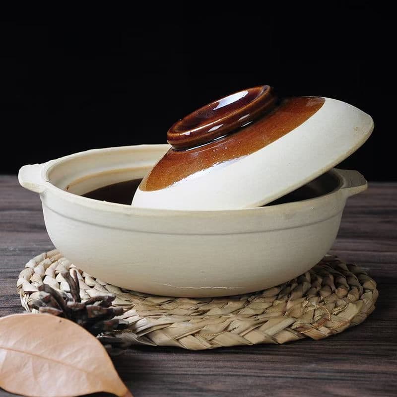 Clay pot rice/casserole dish, disposable takeout/packaging, clay pot abalone sauce rice/milk tea, ceramic takeout pot.