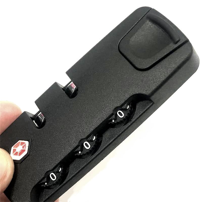 Luggage combination lock accessories, zipper lock for travel suitcase, trolley case lock buckle parts