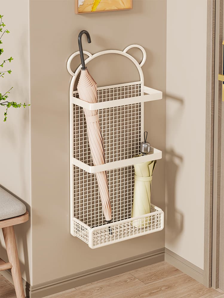 Wall-mounted Umbrella Holder, Umbrella Organizer, Doorway Storage Rack, Household Creative Umbrella Storage Wonder
