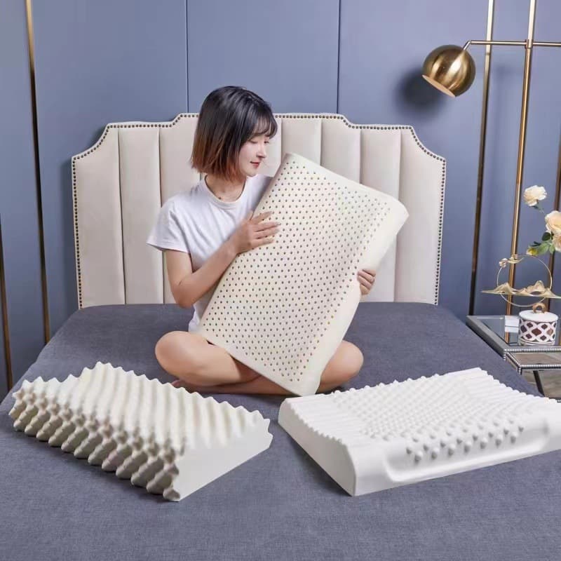 Thai Latex Pillow Adult Core Massage Pillow Core Imitation Latex Gift Wholesale Children Latex Pillow Core Drop Shipping