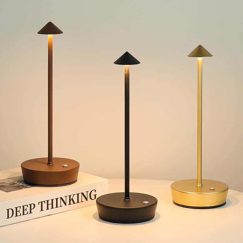 Cross-border wholesale night light creative peak table lamp outdoor camping rechargeable light restaurant cafe bar atmosphere