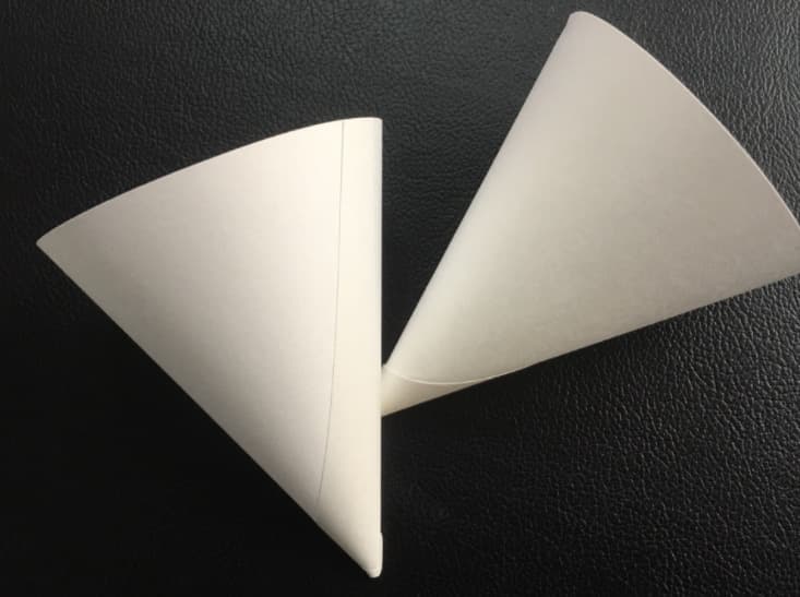 4oz White Cone Bottom Paper Cups Disposable Water Cups Airport Small Cone Bottom Cups 5000 Count