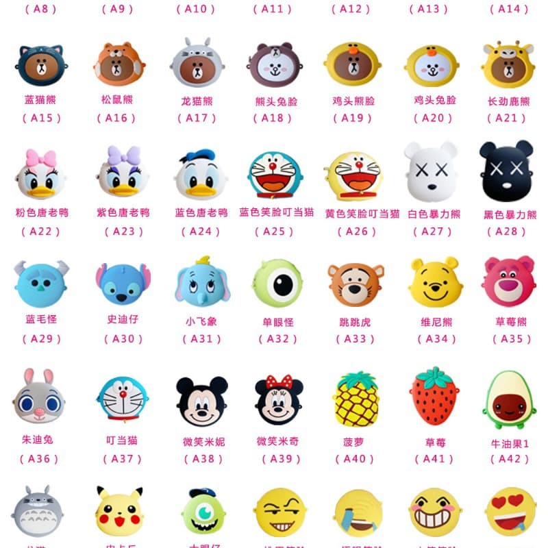 2024 Silicone Backpack Cartoon Bag Kids Children's Crossbody Bag Trendy Street Style