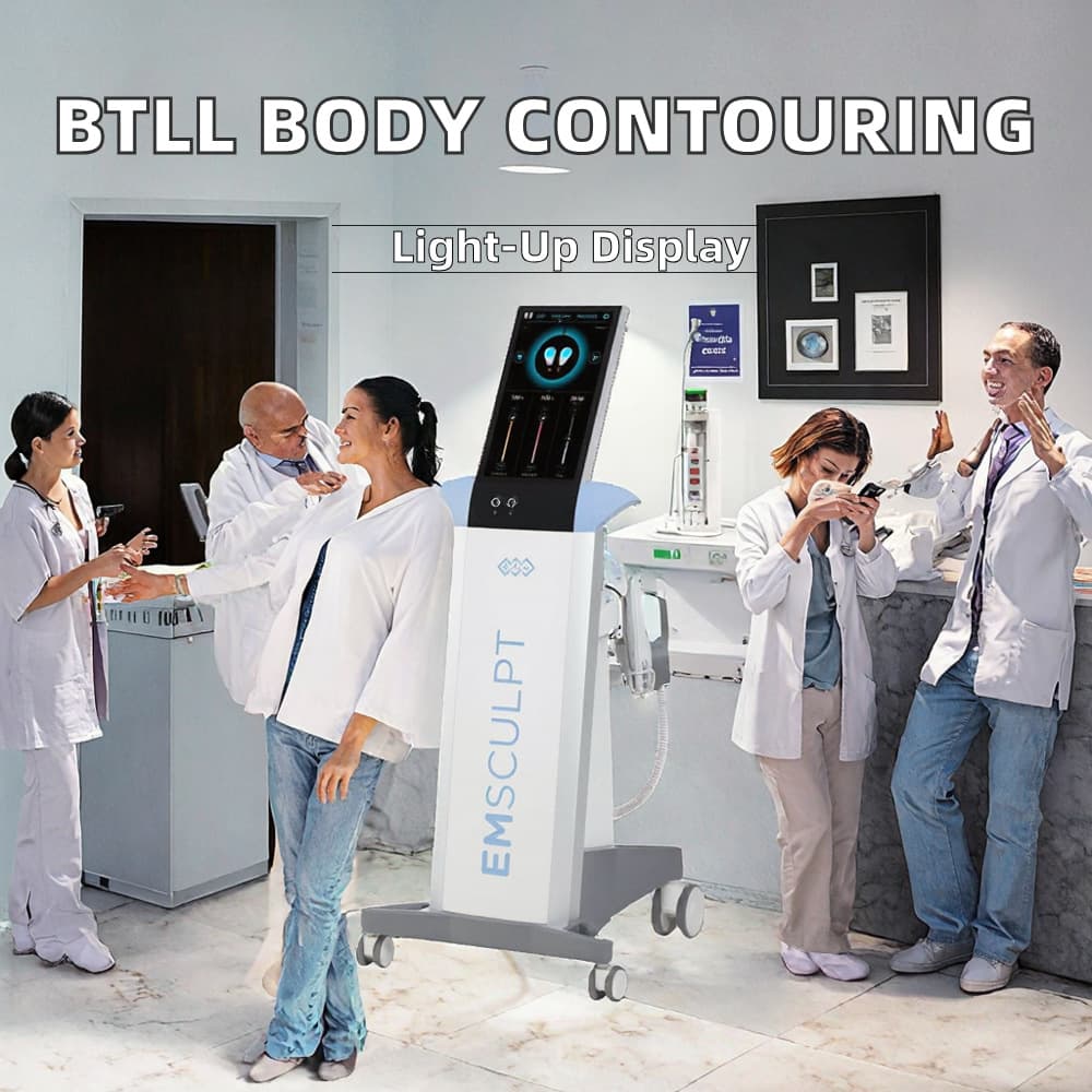 Beauty Device EMS Magnetic Slimming Body Sculpting Machine for Fat Reduction, Body Shaping, and Abdominal Muscle Definition for Beauty Salons