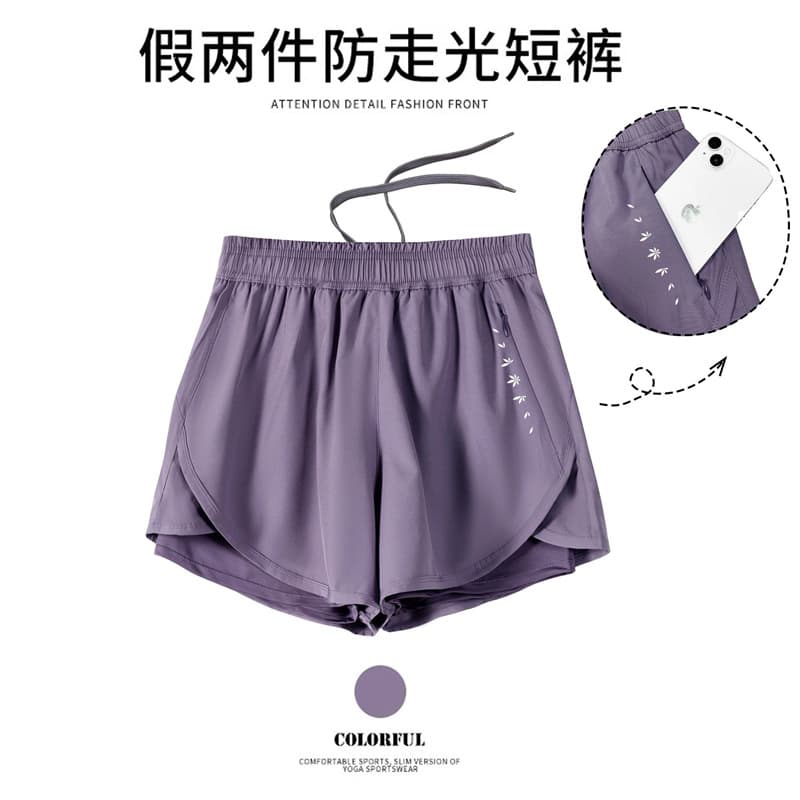 Women's Sportswear Set Summer Quick-Dry Running Short Sleeve T-Shirt Anti-Exposure Shorts Yoga Fitness Suit