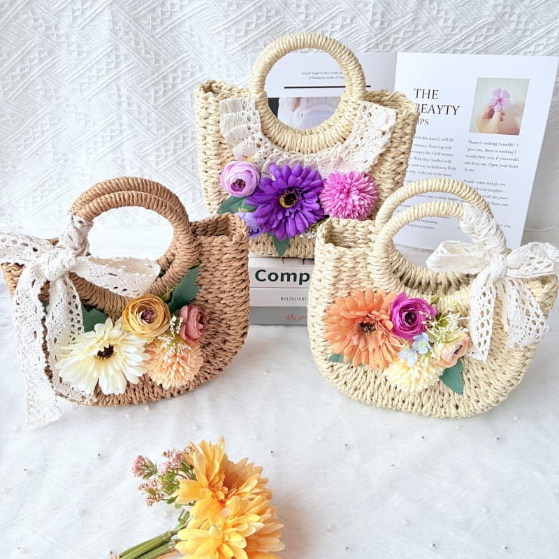 Craft bag making kit, handmade tote bag, warm-up activity, team building salon, festival cat