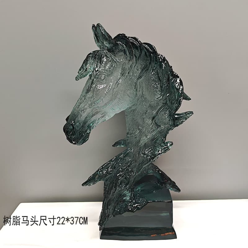 Horse Success Wine Cabinet TV Cabinet Decoration Horse Resin Ornament Light Luxury Home Office Opening Housewarming Gift