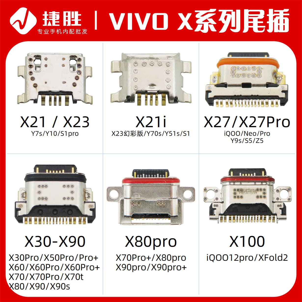 Applicable to VIVOX9X20X21X23X30X50X60X70X80X90X100pros tail plug interface