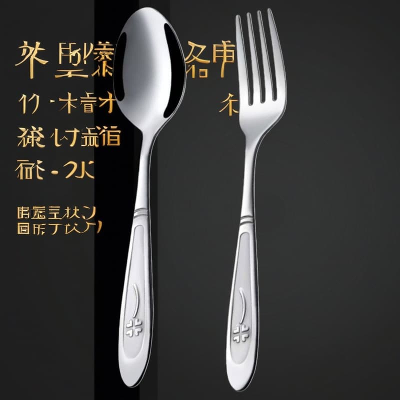 Cross-border stainless steel forks and spoons, four-leaf clover tableware, hotel and restaurant thickened main course forks and spoons, Western food gift sets wholesale