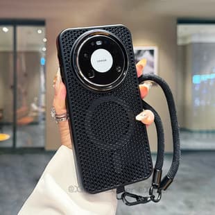 For Huawei Mate 80 Pro Max Solid Color Honeycomb Magnetic Heat Dissipation Phone Case Mate 70 Pro Anti-Drop New