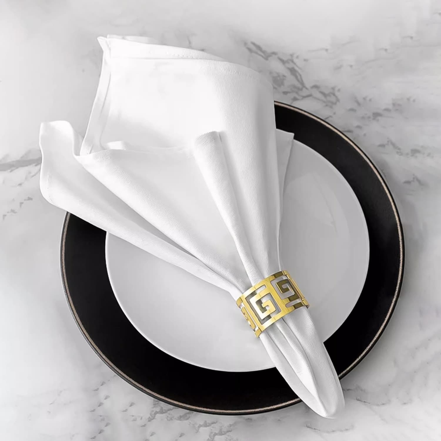 Napkin Cotton Restaurant Hotel Folding Wiping Cloth Non-shedding Cup Wiping Cloth Cup Folding Napkin