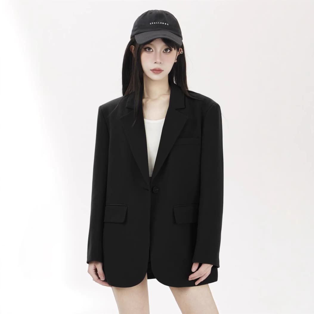 Small suit jacket for women 2025 new spring and autumn small high-end casual temperament loose lazy style small suit
