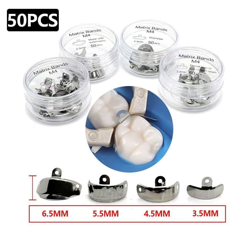 Oral dental materials with hole bean paste molding M4 segmented bean paste forming sheet 50 pieces in box