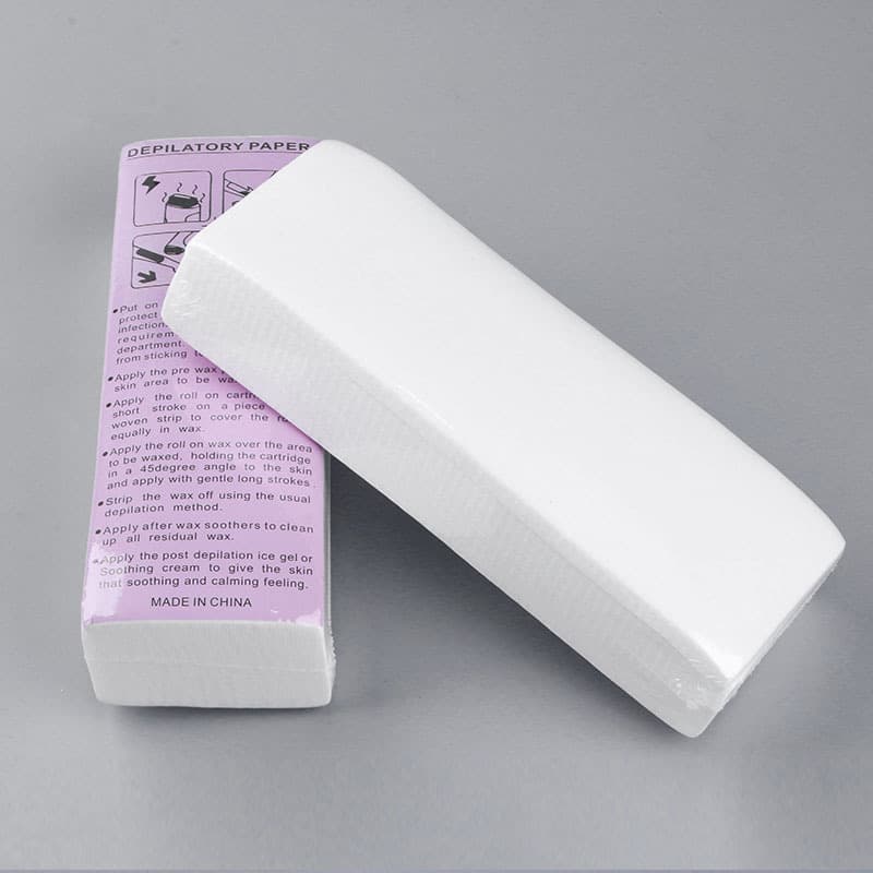 Disposable thickened non-woven hair removal paper 100 sheets hair removal cloth hair removal wax paper hair removal wax beeswax hair removal