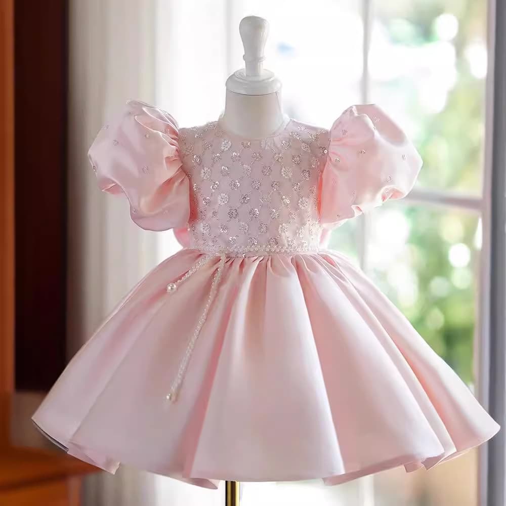 Children's princess dress, girl's fashion dress, host piano performance dress, girl's birthday dress, baby girl's dress