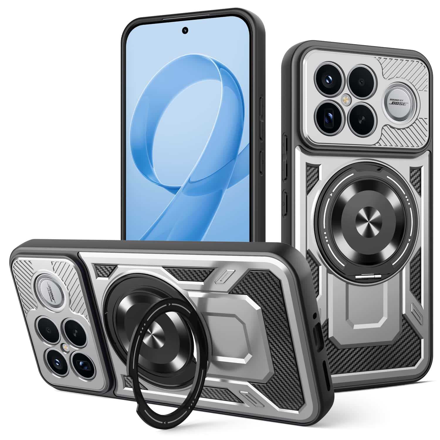 Compatible with Xiaomi Redmi K90 Pro Max Magnetic Phone Case, Xiaomi 17 Pro Max Stand Turbo4 Protective Cover