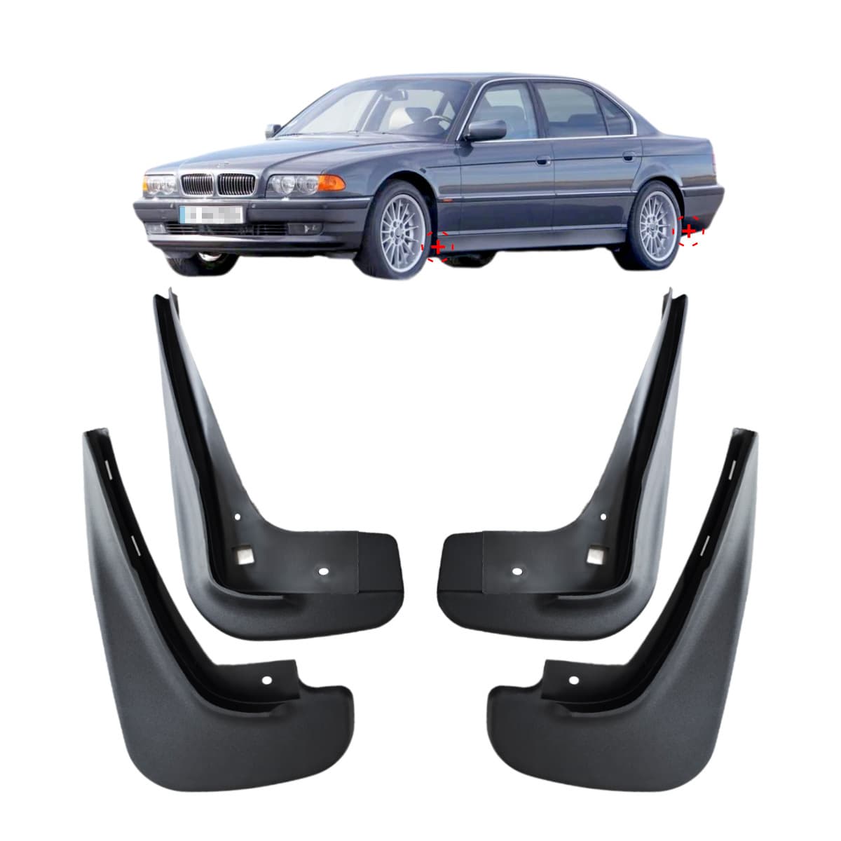 Suitable for cross-border foreign trade consignment of 1994-2001 BMW 7 Series E38 fenders