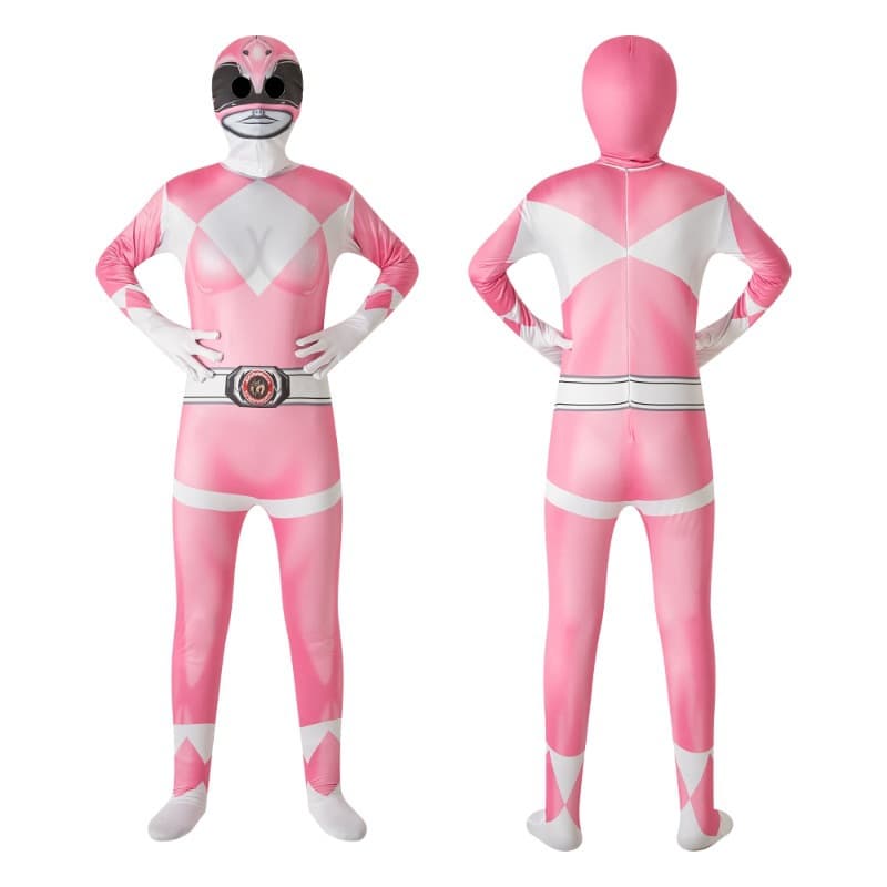 Power Rangers Tyrannosaurus Rex White Tiger Ranger Super Combined Bodysuit Children's Cosplay Tight Costume
