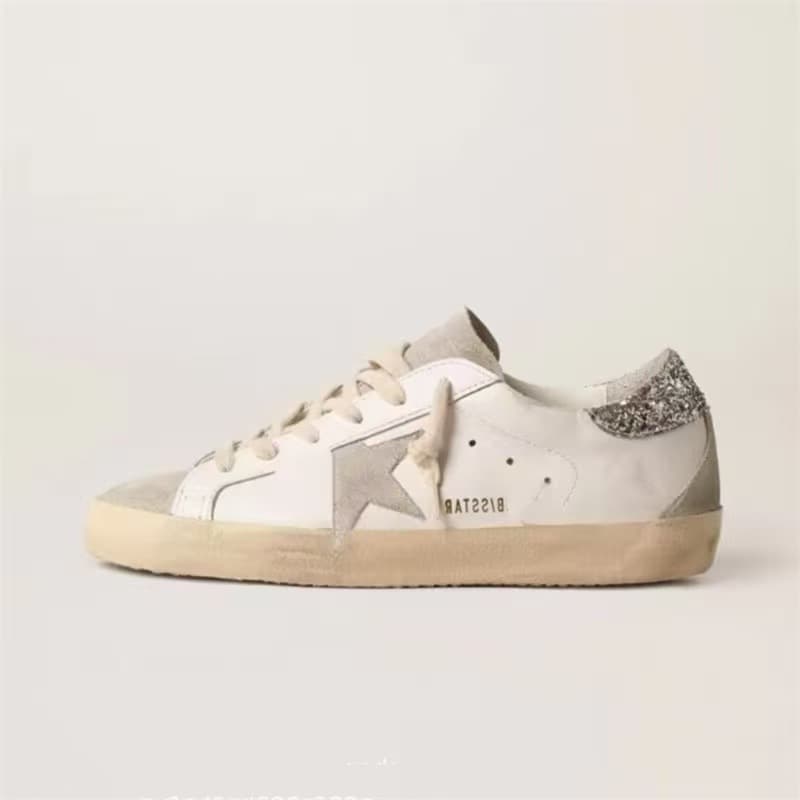 In-Stock Instant Shipping Korean Gg Vintage Star Distressed Sneakers for Women 2026 Foreign Trade Domestic Height-Increasing Dirty Ballstar Shoes