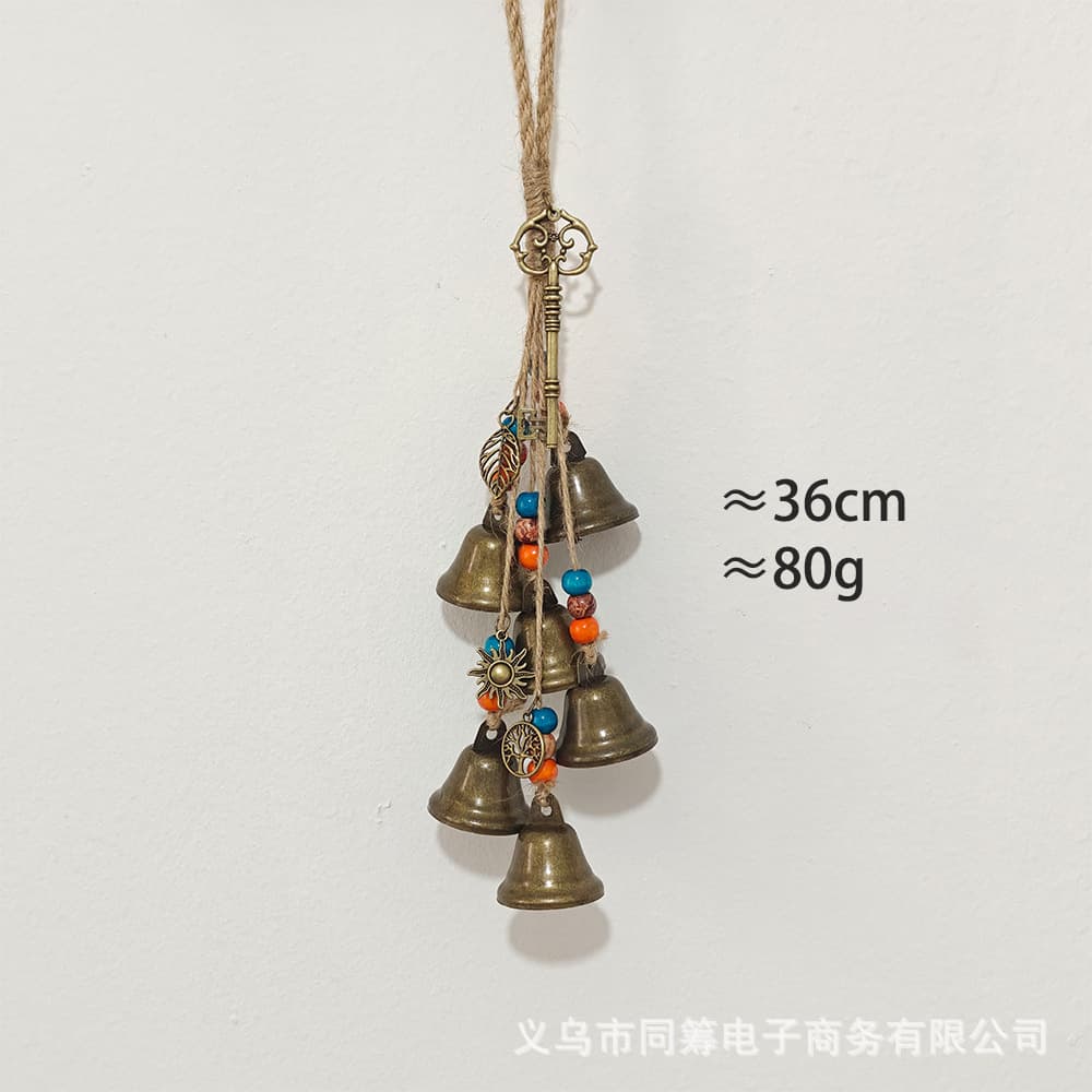TemuShein Cross-Border Protection Bell Witch Doorknob Bell Garden Decoration Hanging Ornament Vintage Butterfly Decor