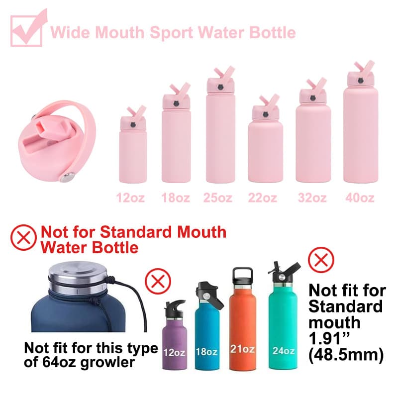 2026 New 1L Large Capacity Insulated Cup Lid with Straw Portable Handle Outdoor Sports Water Cup Lid