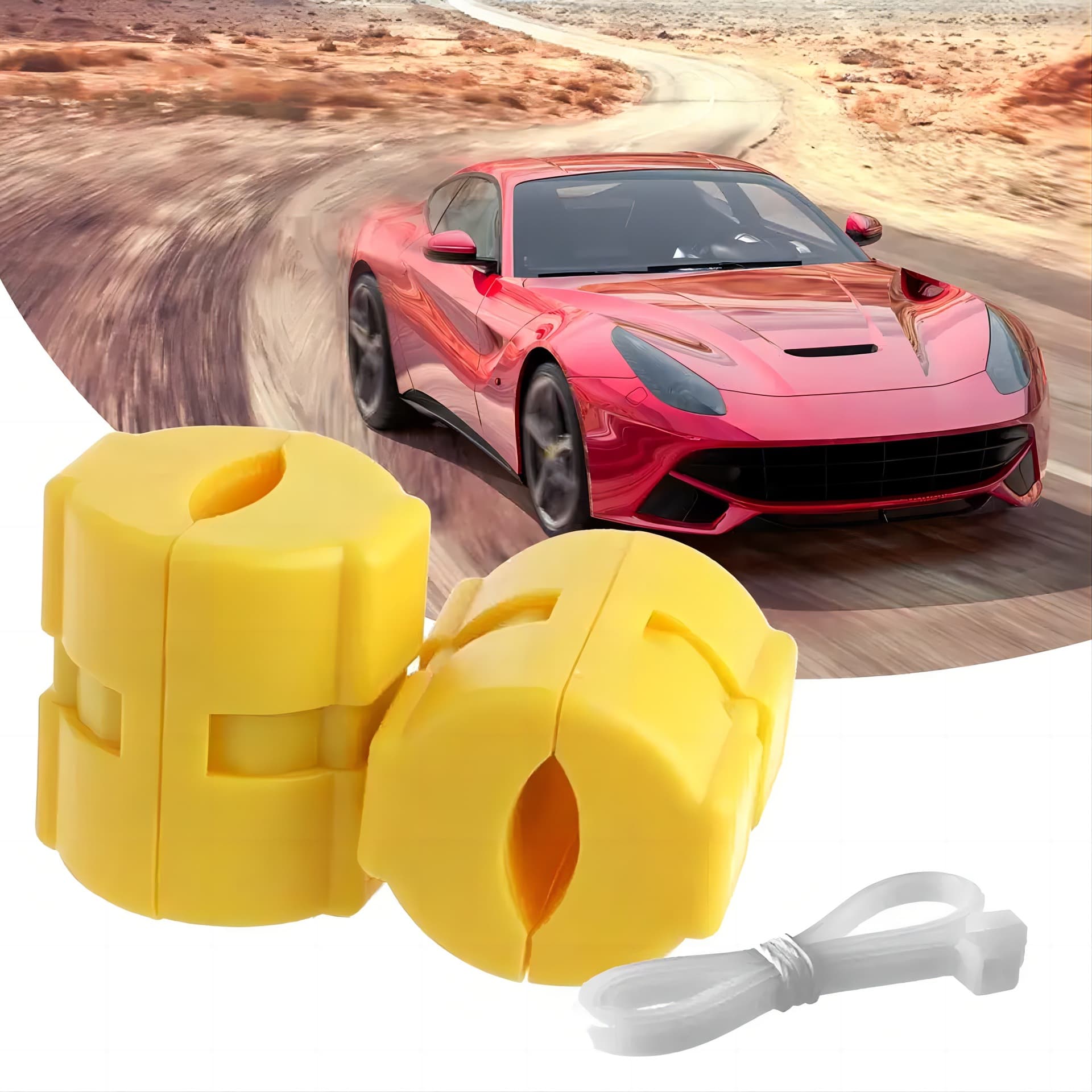 Car Magnetic Fuel Saver Energy-Saving Device X-POWER 2-Pack Set